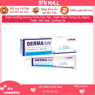 Kem Dưỡng Derma Forte Gel 15g - Giảm Mụn Trứng Cá, Ngừa Thâm, Mờ Sẹo, Dưỡng Da