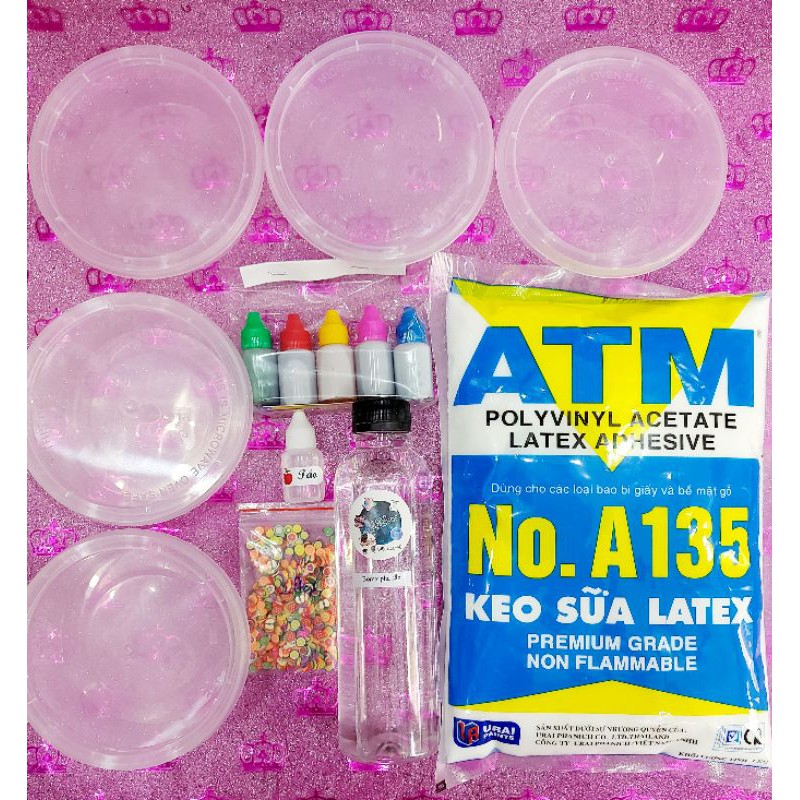 Combo làm slime basic lớn toru_slime