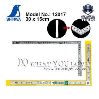 Thước Eke Vuông 30 x 15 cm Shinwa 12017