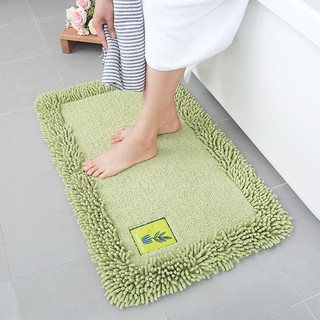 Thảm Lau Chân Làm Bằng Vải Len Mịn Hút Bụi,Thấm Nước Cực Tốt( Kích Thước 70x45cm)