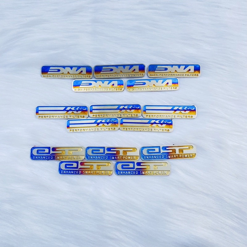 Tem Titan Logo ESP Dán Ốp Pô E Mặt Sau Có Keo 3M Đi Kèm