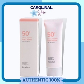 Kem chống nắng nâng tone hàn quốc / Kem Chống Nắng Karadium  Snail Repair Sun Cream SPF 50+ PA+++ 70mL