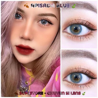 Lens Blue -Xanh , kính áp tròng 10 mẫu hot nhất ( P1) 0 độ cận