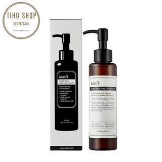 Dầu Tẩy Trang Kiểm Soát Bã Nhờn, Cung Cấp Dưỡng Chất Cho Da Klairs Gentle Black Deep Cleansing Oil 150ml