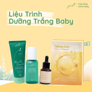 [Mã LTBAUAB9 giảm 7% đơn 99K] Bộ Dưỡng Trắng Sáng Baby GUO 4 sản phẩm