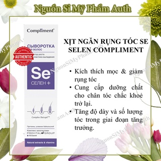 Xịt kích mọc tóc chống rụng SE Selen Compliment