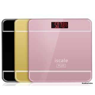 Cân sức khỏe Iscale Plus Tặng kèm thước dây và đôi pin AA