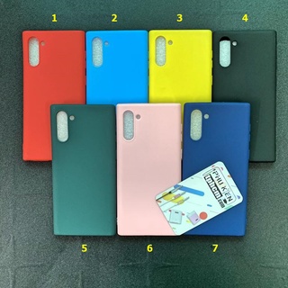 Ốp lưng Samsung Note 10 Dẻo màu trơn Siêu Cool