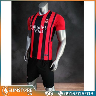 Bộ đồ bóng đá CLB AC Milan - Đồ đá banh 2021