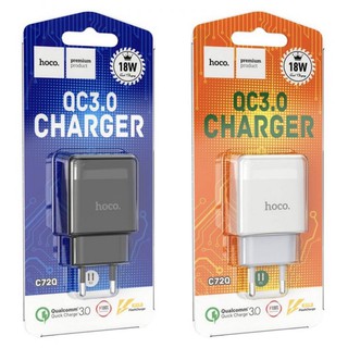 [HÀNG CHÍNH HÃNG] CỦ SẠC NHANH HOCO C72Q 18W CHO IP 11- 12PROMAX [BH 1 đổi 1] CỔNG USB CHO SAMSUNG, ANDROID