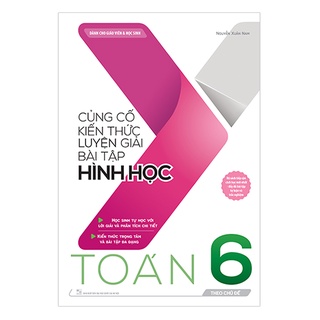 Sách Củng cố kiến thức luyện giải bài tập Hình học Toán 6 (theo chủ đề)