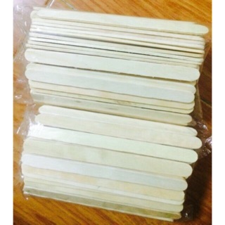Que đè lưỡi gỗ 2cm / Que kem gỗ 2cm ( bịch 250gr )