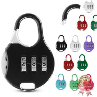 Ổ khóa mini dạng móc 3 số | Khóa số vali balo chống trộm Nhiều Màu