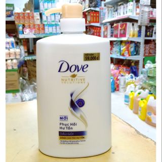 Dầu gội DOVE phục hồi hư tổn 900g.