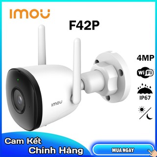 CAMERA IP WIFI Ngoài Trời IMOU F42P F42FP F42FEP 4MP, TỰ PHÁT WIFI, có mic, có màu ban đêm - HÀNG CHÍNH HÃNG DAHUA VN