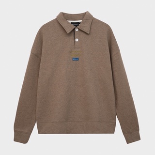 Áo nỉ tay dài cổ polo sweater OVERDONE - NASS