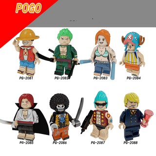 Minifigures One Piece Đảo Hải Tặc - Các Mẫu Nhân Vật Nami Franky Ace Brook Sabo Crocodile PG8244