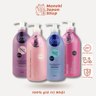 Dầu gội dầu xả Salon Link Extra 1000ML dầu gội cho tóc nhuộm hàng Nhật Maneki