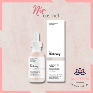 The Ordinary - Lactic Acid 5% + HA tẩy da chết hóa học, sáng da, đều màu da