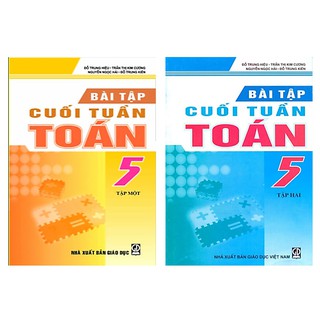 Sách - Combo Bài Tập Cuối Tuần Toán 5