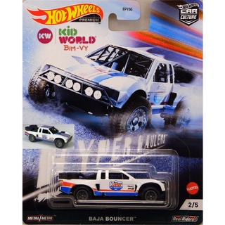 Xe mô hình Hot Wheels Bán tải Car Culture Hyper Haulers Series Baja Bouncer GRJ84, bánh cao su.