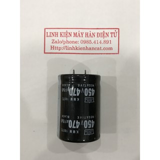 Tụ Nguồn Đen 470UF 400V Thân To kích Thước 35x50