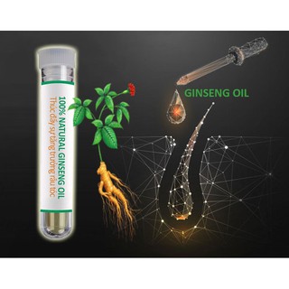 Dầu nhân sâm Ginseng oil pha dung dịch minoxidil giúp ngăn rụng và thúc đẩy mọc râu, tóc
