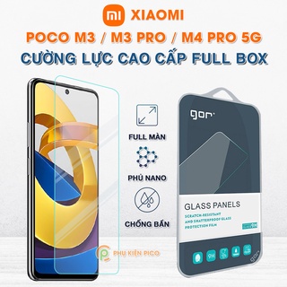 Kính cường lực Xiaomi Poco M3 / Poco M4 Pro 5G full màn hình chính hãng Gor - Dán màn hình Xiaomi Poco X3 / F3