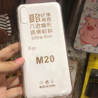 Ốp lưng Silicon trong suốt Samsung M20