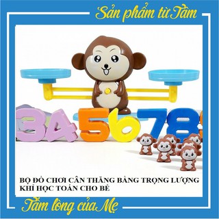 Bộ Đồ Chơi Khỉ Toán Học Cân Bằng Thông Minh Monkey Balance Cho Bé Học Số Đếm