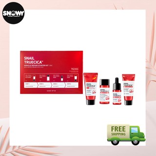 (free ship) Set dưỡng da Snail Truecica Some By Mi Mini