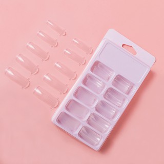 Móng úp gel gôm định hình phom móng - Hộp 100 móng phom chuẩn loại chia vạch có tai dễ sử dụng