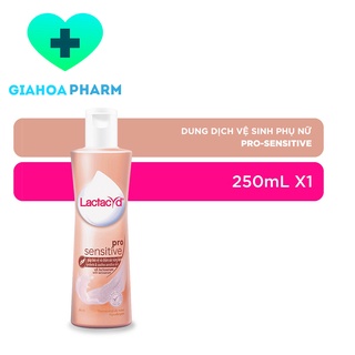 Lactacyd Pro Sensitive cho da nhạy cảm / FH (mẫu mới) giúp ngăn khuẩn, giảm ngứa