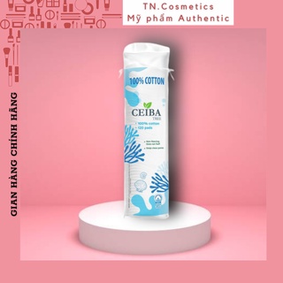 Bông Tẩy Trang Hữu Cơ Organic Ceiba Tree Chất Liệu 100% Cotton 80 miếng, 120 miếng, 140 miếng BTT388