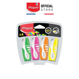MAPED - Viết dạ quang Mini vỉ 4 màu [Chính hãng]