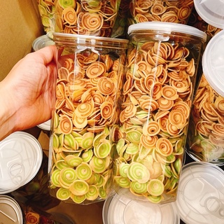 Bánh Tai Heo Nhí Mix 2 Vị Ca Cao và Matcha lon pet 330gr