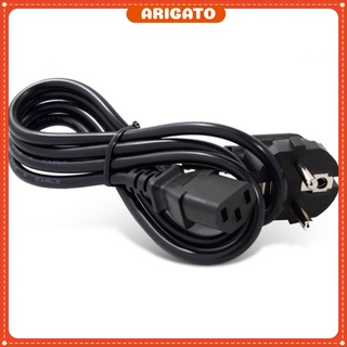 Dây Nguồn Máy tính PC 1.5m Xám Đen 2 chấu loại tốt ARIGATO DNMT02