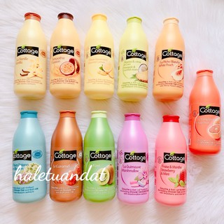 Sữa Tắm Cottage Pháp Moisturizing Shower Gel and Bath Milk 750ml