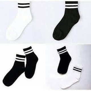 Combo 05 đôi tất kẻ cổ Hàn Quốc giá cực rẻ