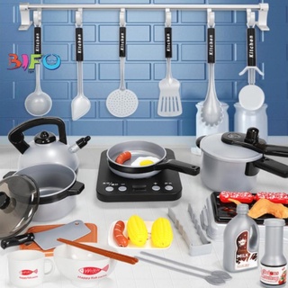 Bộ đồ chơi nấu ăn 36 món có bếp, thiết kế y như thật