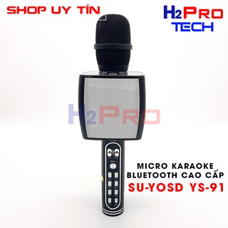 [Mã ELHACE giảm 4% đơn 300K] MIC KARAOKE BLUETOOTH SU-YOSD YS-91 KÈM LOA CAO CẤP SANG TRỌNG, MIC HÚT, HÁT HAY