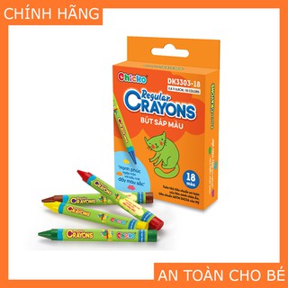 Bút Sáp Màu DUKA Regular Crayons - 18 Màu [An Toàn Cho Bé]