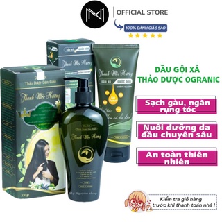 Combo gội xả: dầu gội thanh mộc hương, dầu gội bồ kết, dầu xả thiên nhiên, dầu gội thảo dược mềm mượt, chắc khỏe