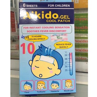 HỘP 6 MIẾNG DÁN HẠ SỐT AKIDO