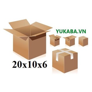 Combo 50 Thùng giấy carton 20x10x6