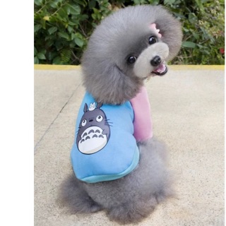 ÁO VẢI NỈ CHO CHÓ MÈO CAO CẤP HÌNH TOTORO