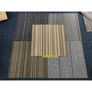 Thảm nỉ ghép đế cao su I thảm nỉ kẻ trải sàn nhà , văn phòng ( size 50x50cm )