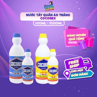 Nước Tẩy Quần Áo Trắng Cocorex Diệt Khuẩn Làm Trắng Sạch Vết Bẩn - Hương Regular &amp; Chanh - 1kg