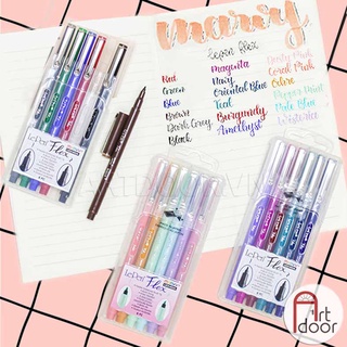 [ARTDOOR] Bộ bút đi nét Màu MARVY Lepen đầu Flex