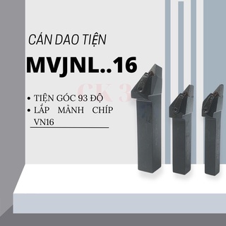 CÁN DAO TIỆN TRÁI CNC16 20 25 MVJNL2020K16 , MVJNL2525M16 TIỆN GÓC 93 ĐỘ LẮP MẢNH VN16